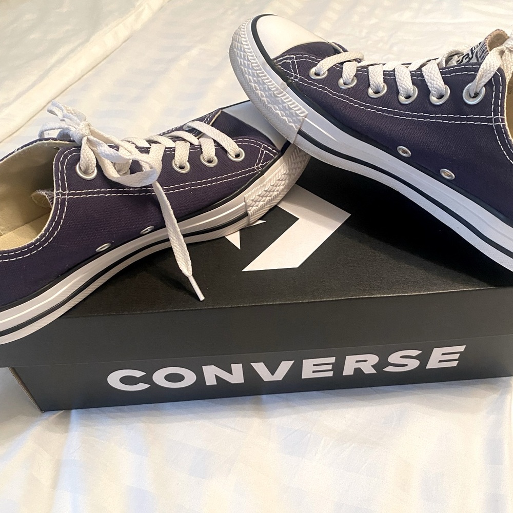 Converse BLUE and White Sneakers